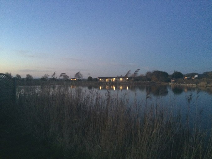 The Lake, at dusk in mid-January.